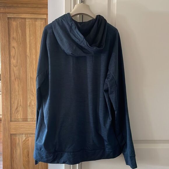 Zella pyrite zip hoodie in navy halite melange new no tags - Picture 8 of 8